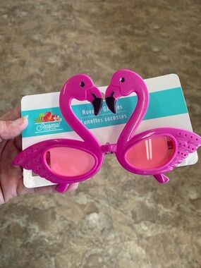 Kids Pink Flamingo Sunglasses